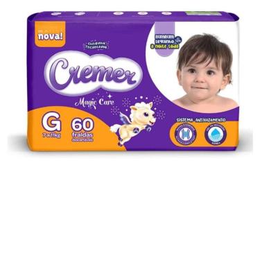Imagem de Fralda Inf Cremer Hiper G C/60 Un
