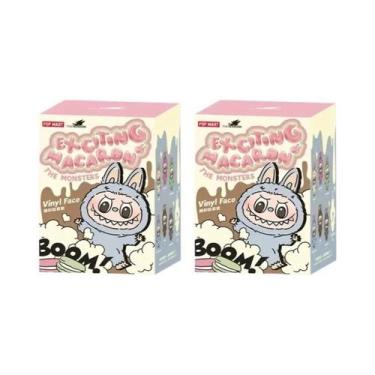 Imagem de Kawaii Monster Series Labubu Blind Box POP MART Macaron Pingente Bonec