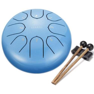 Imagem de Tambor de língua de aço LEKATO de 6 polegadas e 8 notas C com livro de