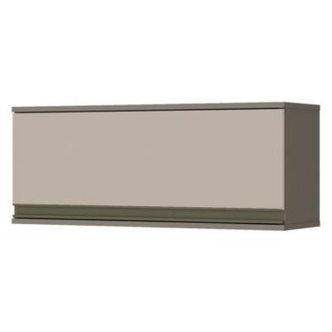 Imagem de Armário Aéreo 1 Porta Basculante 80cm Connect - Móveis Henn Duna/Cristal