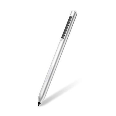 Imagem de Caneta para superfície, caneta Stylus para Microsoft com rejeição de palma e sensibilidade de pressão para Surface Pro 3/4/5/6/7/X, Surface Book1/2, SurfacemGo/Studio/Laptop 2/3 e mais – Bateria e ponta AAAA grátis (preto), sliver
