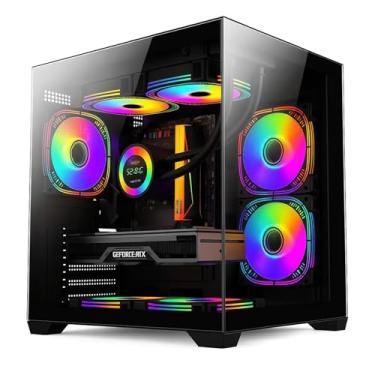 Imagem de PC Gamer AMD Ryzen 5 5500, Geforce RTX 5060 8GB, Memória 32GB DDR4, SSD 1TB NVMe