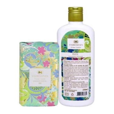 Imagem de KIT Sabonete Vegetal + Refil Difusor de Aromas Floral Lemon Madressenz