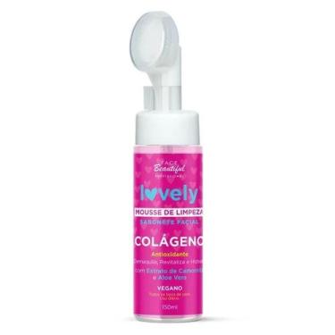 Imagem de Face beautiful - mousse facial c/ esponjinha lovely 150ml, COLÁGENO