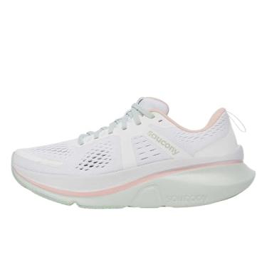 Imagem de Saucony Tênis feminino Guide 18, Branco/névoa, 37