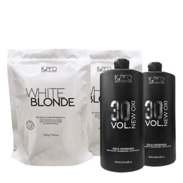 Imagem de Kit K.Pro White Blonde Ox 30Vol. Extra (4 produtos) - K.PRO PROFISSION