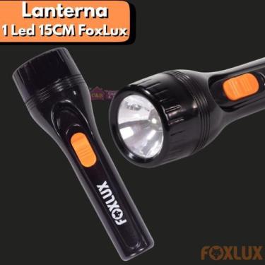 Imagem de Lanterna ABS 01 Led Foxlux á pilha, 15 CM
