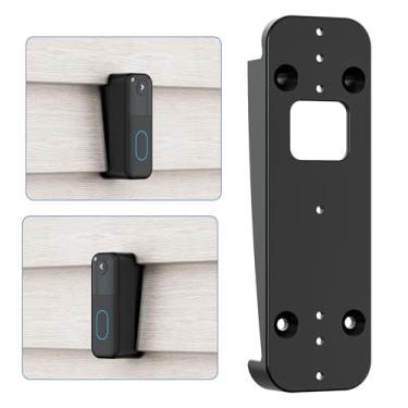 Imagem de Suporte de revestimento de vinil Blink, compatível com a nova câmera Blink Video Doorbell (2ª geração), suporte de montagem em cunha de campainha de canto ajustável (apenas para revestimento de vinil