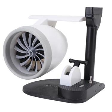 Imagem de Asixxsix Ventilador Turbo de Mesa, 3 em 1, Velocidade Ajustável, 4000 rpm, Ventilador Criativo de Mesa a Jato com Umidificador e Luzes Traseiras, Ventiladores de Refrigeração (Luz azul)