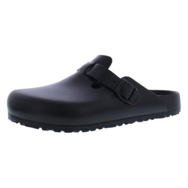 Imagem de Birkenstock Tênis feminino Boston Slides, Preto, 15-15.5 Women/13-13.5 Men
