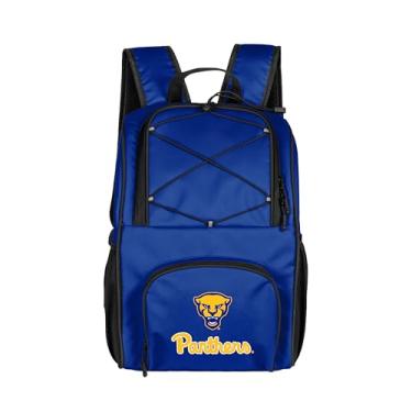 Imagem de Logo Brands NCAA Pittsburgh Panthers Mochila térmica flexível com 24 latas – Forro à prova de vazamento, parte superior e alças de ombro – Cooler portátil para portas traseiras, praia e eventos ao ar