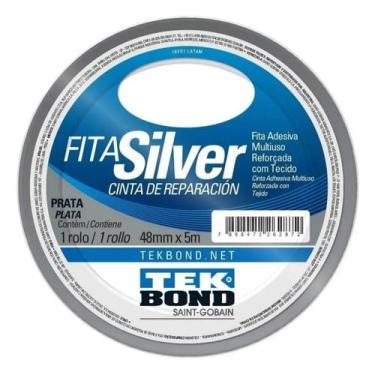Imagem de Fita Silver Tape - Tek Bond, Cinza