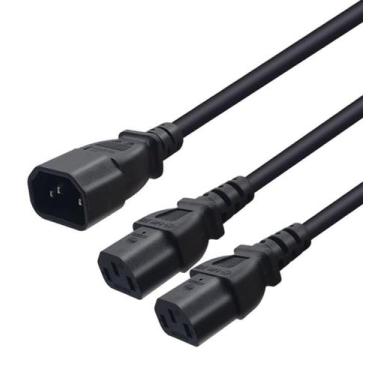 Imagem de Cabo adaptador de alimentação JORINDO C14 para 2 X C13 Y Splitter 1m