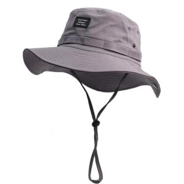 Imagem de Chapéu De Pescador Unissex De Aba Larga, Proteção Solar Para O Verão, 
