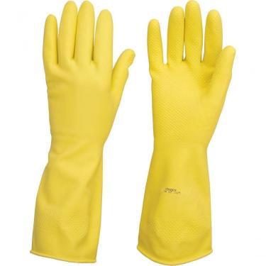 Imagem de Luva Látex Xg Amarela Com Forro Ca17165 Vonder