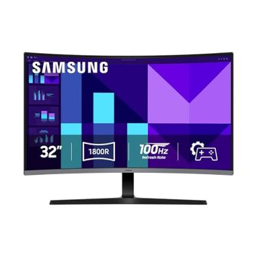 Imagem de Samsung Monitor curvo S3 (S39GD) FHD 100Hz de 32 polegadas, modo de jogo, modo protetor de olhos, conectividade múltipla com porta HDMI, alto-falantes embutidos, LS32D396GANXZA, 2025
