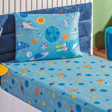 Imagem de Jogo De Lençol Solteiro 2 Peças Toque Macio Bouti Kids - Linda Casa, A