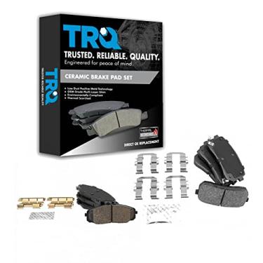 Imagem de TRQ Pastilhas de freio de cerâmica compatíveis com Kia Sedona 2015-2018