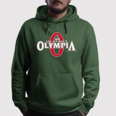 Imagem de Moletom Canguru Com Capuz Mr Olympia Blusa Flanelada-Masculino
