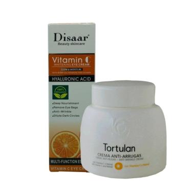 Imagem de Creme para contorno de olhos + Creme anti-rugas com vitamina C 25mL + 1