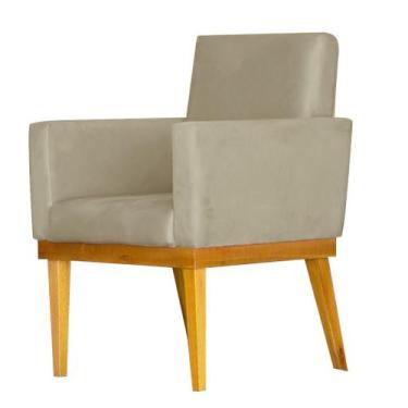 Imagem de Poltrona Decorativa Para Sala Bella Veludo Aninha Decor - Las Patitas,