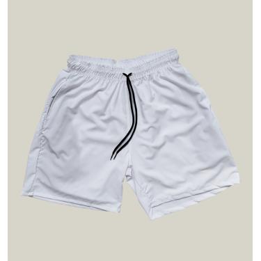 Imagem de Shorts Praia Masculino Elastano Premium WSS Basic Branco