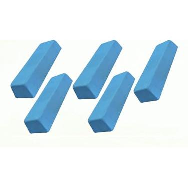 Imagem de Kit 5 Pedras Azul Polimento (1300gr) Roda Caminhão Tanque Cr