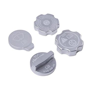 Imagem de O kit de modelos Chevy Corvette C7 2014-2019 contém: Tampa do tanque de combustível de óleo do motor, tampa de enchimento de óleo do motor, acabamento decorativo do dissipador de calor, tampa do