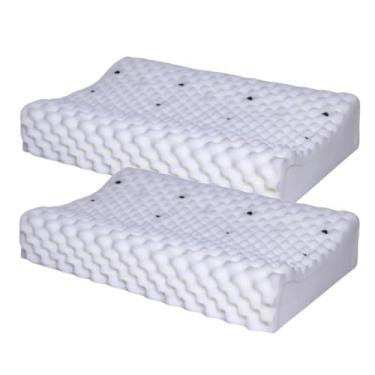 Imagem de Travesseiro CERVICAL Ortopédico Pillow MAGNÉTICO com Infravermelho Terapêutico(2 Unidades)