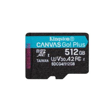 Imagem de Cartão MicroSDXC 512GB Kingston Canvas Go! Plus UHS-I U3 V30 A2 200mb/s
