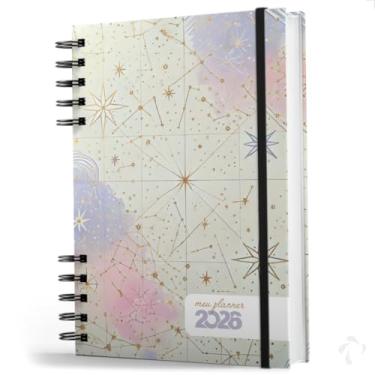 Imagem de NISTI PRINT, Planner Visão Semanal Mensal Capa Dura Coleção Cute Stellar