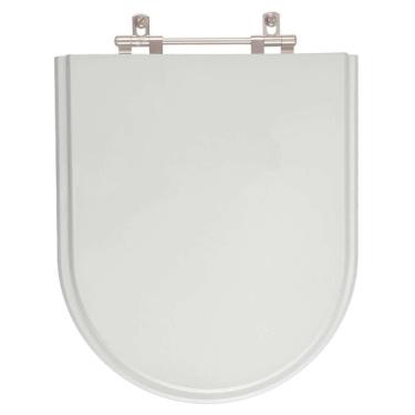 Imagem de Assento Sanitário Poliester Duomo Plus Cinza Para Vaso Deca