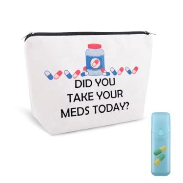 Imagem de Bolsa pequena de remédios de viagem, presentes para pacientes com câncer, presentes hospitalares para pacientes, bolsa de suprimentos de medicamentos, farmácia, médico, enfermeira, farmacêutico, ideia