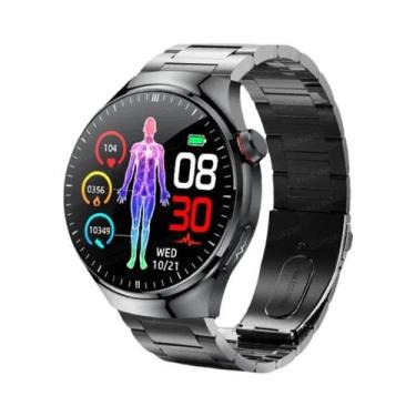 Imagem de Relógio Inteligente Masculino De Saúde Com ECG, PPG, Pressão Arterial,