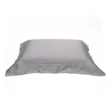 Imagem de Fronha Percal 300 fios avulsa Platine color Prata 1 peça