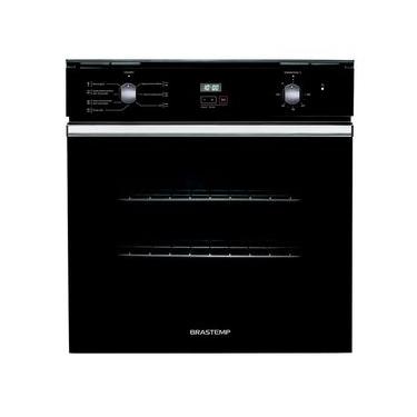 Imagem de Forno de Embutir Elétrico Brastemp 84 Litros Preto com Convecção e Timer Touch - BOC84AE