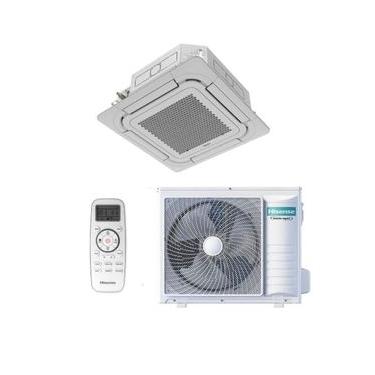 Imagem de Ar Condicionado Split Cassete Hisense Inverter 36000 BTUs Frio AUW-36T4RKC - 220V