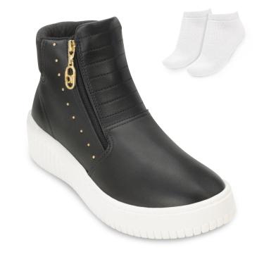 Imagem de Tênis Botinha Beira Rio e Meia BR25-43161