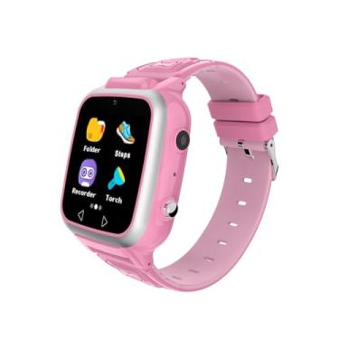 Imagem de Sanpyl Mini Relógio Inteligente Com Câmeras Duplas e Lanterna, Jogos de Quebra-cabeça e Pedômetro para Crianças, Brinquedo Multifuncional de Silicone (Sanpylsznmvge5of-211027MQ02-2)