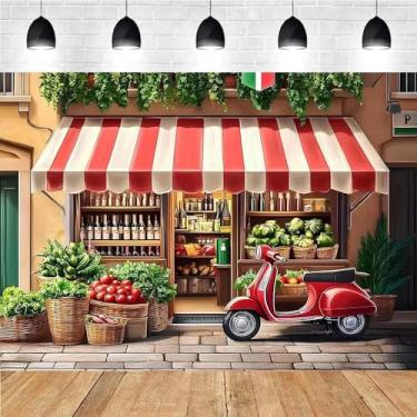 Imagem de Pano de fundo para fotografia de loja de vegetais, cenário de colheita, legumes, mercearia, frutas, legumes, exposição, cenário fotográfico, retrato infantil, adereços para sessão de fotos (D, 2,1 x