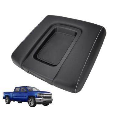 Imagem de Tampa do apoio de braço do console central do banco dianteiro preta para Chevrolet Chevy Silverado Suburban Tahoe GMC Sierra Yukon XL 22881398