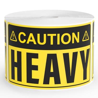 Imagem de Meitaat 500 adesivos pesados de cuidado 12,7 cm × 7,6 cm Etiquetas de aviso de embalagem para envio de caixas de mudança à prova d'água adesivos de cuidado autoadesivos para armazém, manuseio de