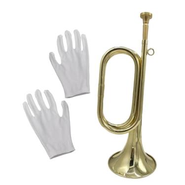 Imagem de oshhni Trompete, Instrumento Musical de de Trompete, Instrumento de Metal para Profissionais, Banda Escolar, Show, Adultos, Style B