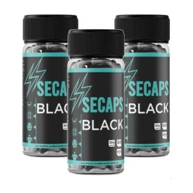 Imagem de SECAPS Black – Suplemento Alimentar em Cápsulas 60 CAPS. (500 mg) – Fórmula Premium para Suporte Metabólico & Energia (3)