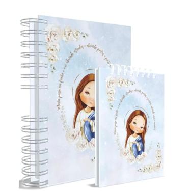 Imagem de Agenda Católica 2026 + Bloco de Anotações, Imaculada Conceição, Dourado, Capa 1