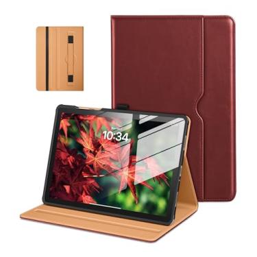 Imagem de DTTO Capa para Samsung Galaxy Tab A11+/A11 Plus/A9+ Plus de 11 polegadas (2023/2025), capa fólio de couro premium com alça de mão para visualização em vários ângulos e despertar/hibernar