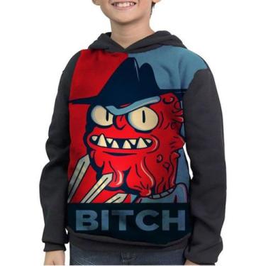 Imagem de Moletom Infantil Scary Terry Freddy Krueger Rick And Morty - smoke, Pr
