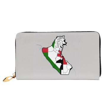 Imagem de XLLingL Carteiras de cartão de crédito impressas, bolsas longas de couro femininas, carteiras com zíper, carteira de viagem simples