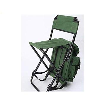 Imagem de U5GAAALPPQ9 Pasta dobrável portátil para cadeira de pesca, multifuncional, viagem, burro, caminhada, mochila de ombro, pode ser desmontada
