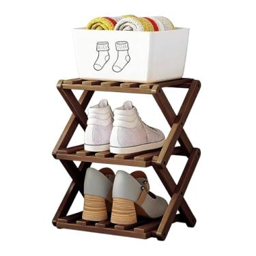 Imagem de Estante De Sapatos De | Ajustável de 3 Níveis Economizador de Espaço - Organizador de Sapatos de | Para Família, Estudantes, Homens, Mulheres, Casa, Escritório e